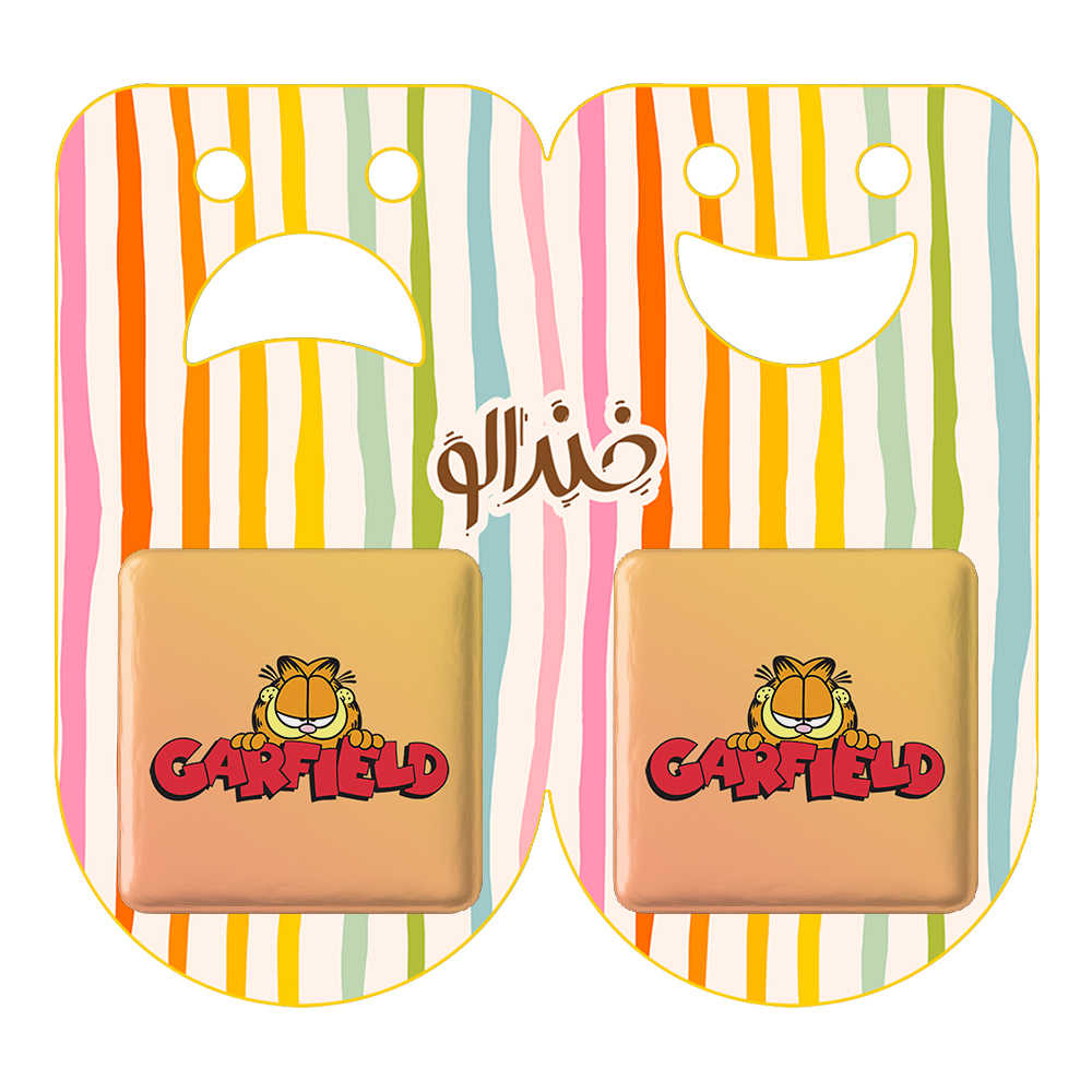 پیکسل خندالو مدل Garfield کد 13834 به همراه مگنت