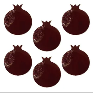 زیر لیوانی رزینی مدل یلدایی