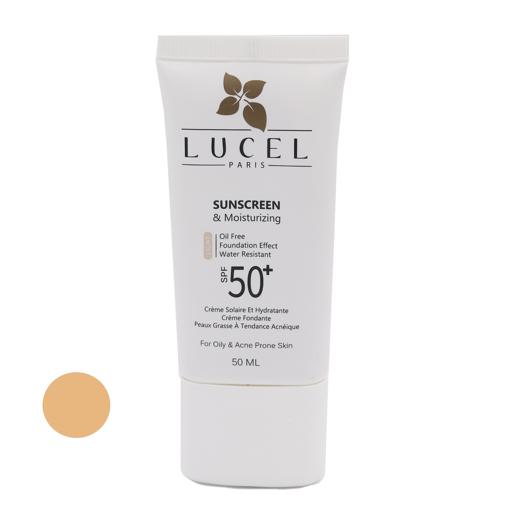 کرم ضد آفتاب رنگی لوسل مدل SPF50 مناسب پوست چرب حجم 50 میلیلیتر کرم ضد آفتاب رنگی لوسل مدل SPF50 مناسب پوست چرب حجم 50 میلیلیتر
