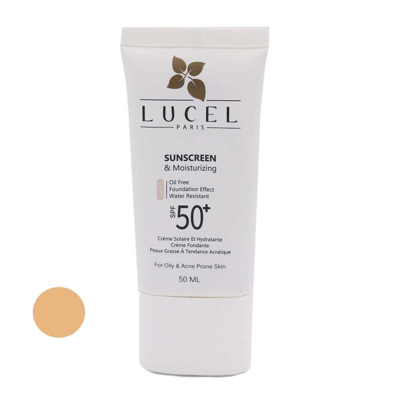 کرم ضد آفتاب رنگی لوسل مدل SPF50 مناسب پوست چرب حجم 50 میلیلیتر کرم ضد آفتاب رنگی لوسل مدل SPF50 مناسب پوست چرب حجم 50 میلیلیتر
