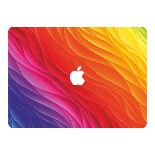 برچسب تزئینی مدل color کد 32 مناسب برای مک بوک پرو 15 اینچ