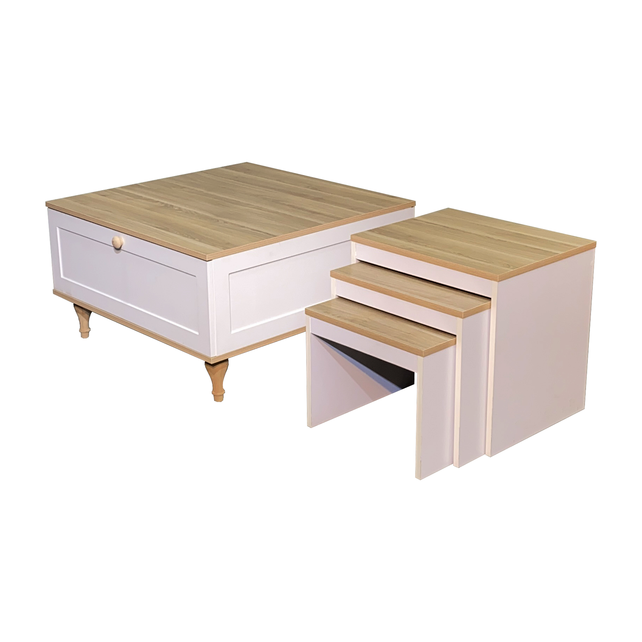 میز پذیرایی مدل کابینز مجموعه 4 عددی