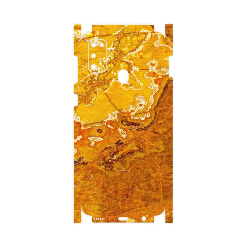 برچسب پوششی ماهوت مدل Gold Marble-FullSkin مناسب برای گوشی موبایل سامسونگ Galaxy M30s