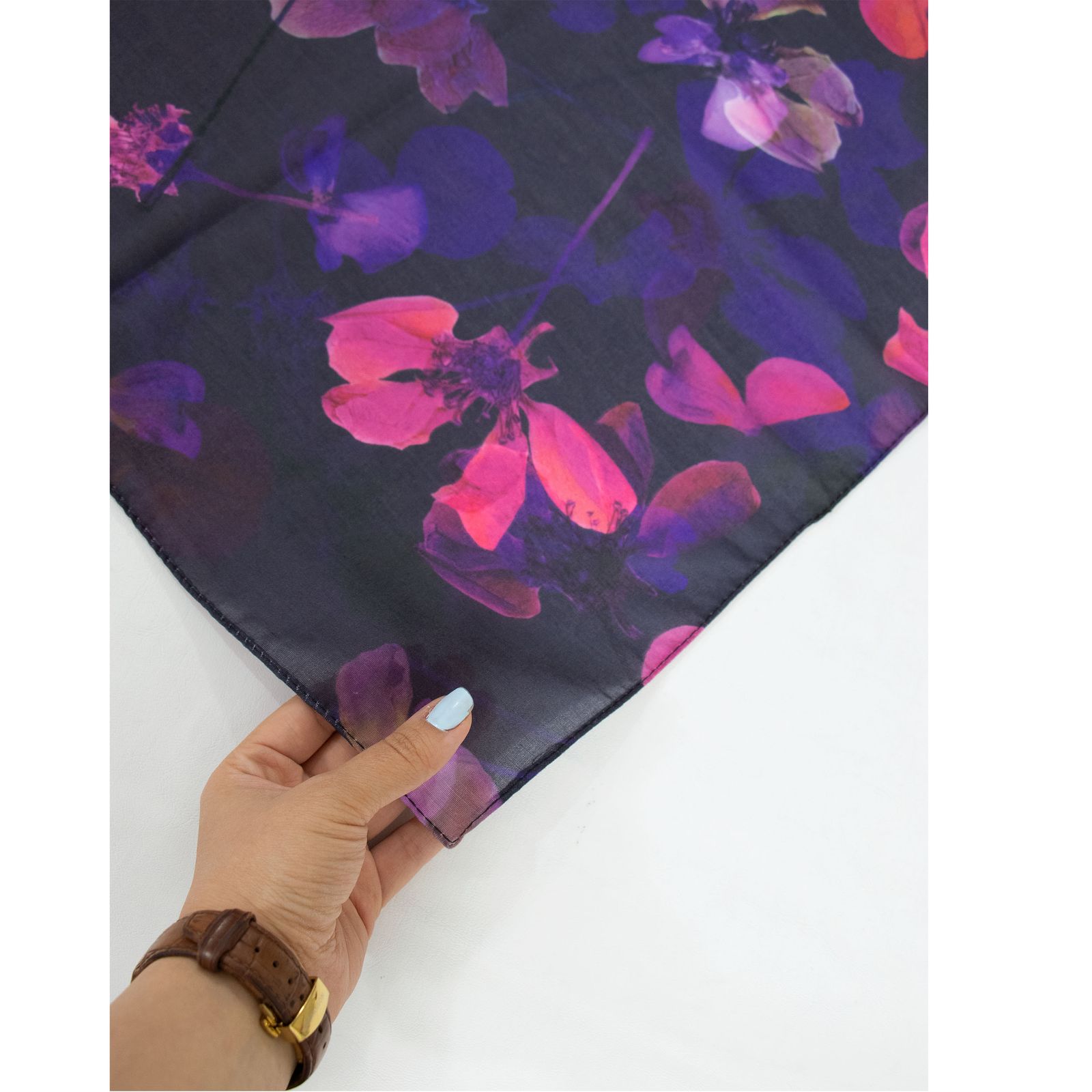 شال زنانه مدل پاییزی جدید طرح شبرنگی کد ana-2272 -  - 7