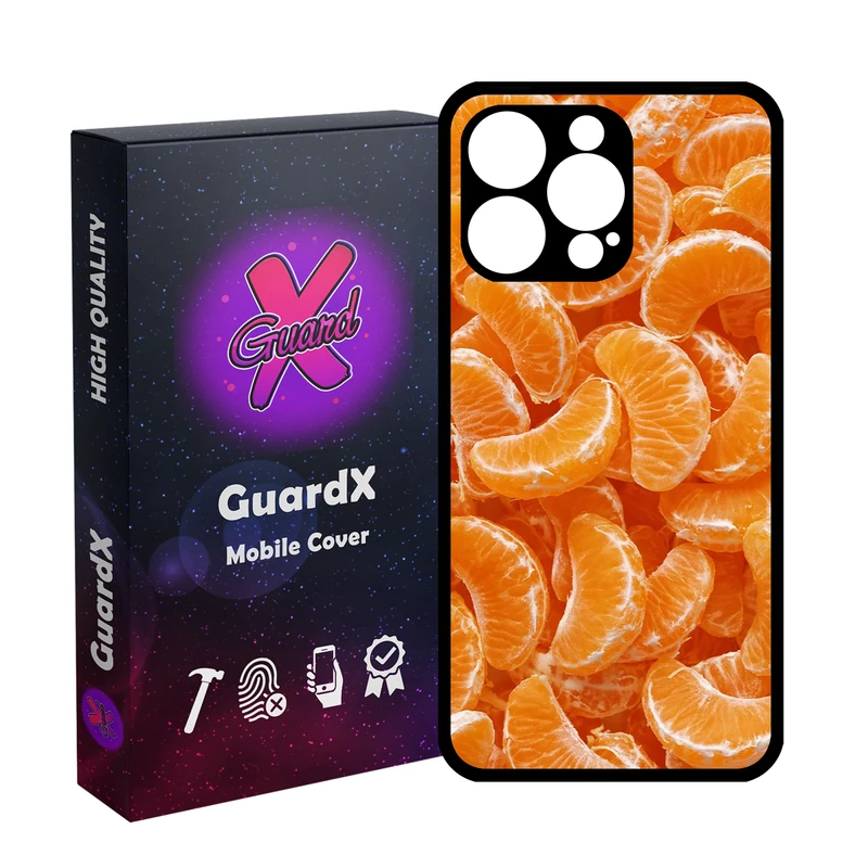 کاور گارد ایکس طرح نارنگی مدل 10985 مناسب برای گوشی موبایل اپل iPhone 14 Pro Max