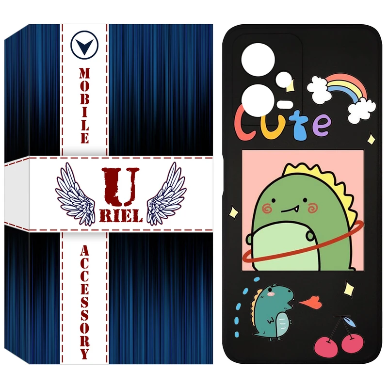 کاور یوریل مدل KSH کد 20 طرح دایناسور مناسب برای گوشی موبایل شیائومی Redmi Note 12 5G / Poco X5