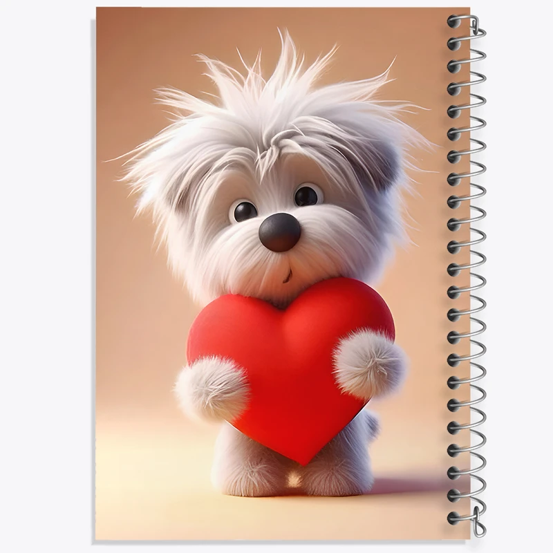 دفتر لیست خرید 50 برگ خندالو طرح سگ کیوت کد F7912