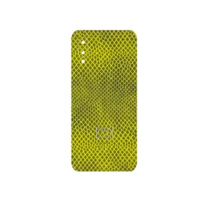 MAHOOT Yellow Snake Skin Cover Sticker for Samsung Galaxy M02