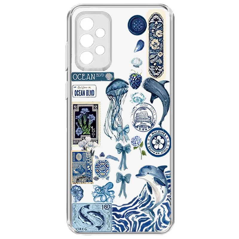 کاور طرح Summer مناسب برای گوشی موبایل سامسونگ Galaxy A32 4G