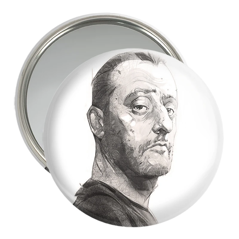 آینه جیبی خندالو مدل لئون و ماتیلدا  کد 3158