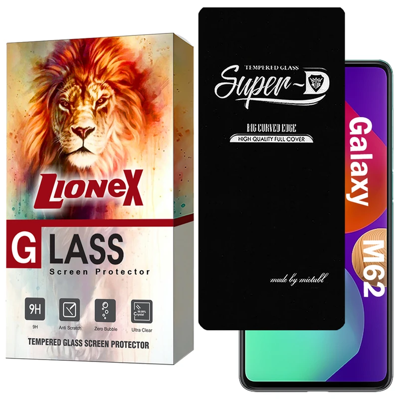 محافظ صفحه نمایش لایونکس مدل SUPERDNL مناسب برای گوشی موبایل سامسونگ Galaxy M62