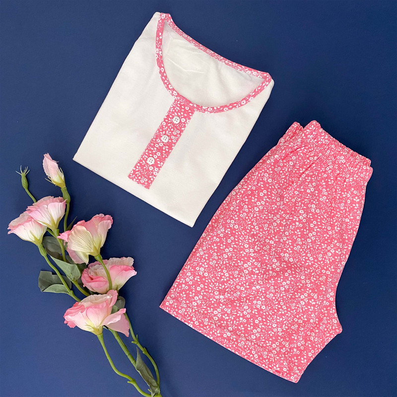 ست تاپ و شلوارک زنانه مدل 2536