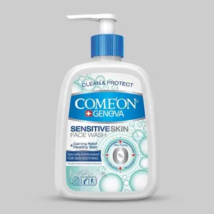 ژل شست‌وشوی صورت کامان مدل Sensitive Skin حجم 500 میلی‌لیتر
