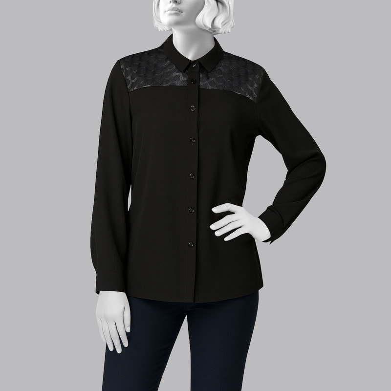 شومیز زنانه فلاویا مدل W1374003SH-BLACK