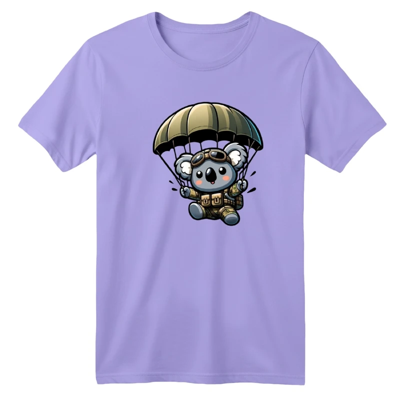 تی‌شرت آستین کوتاه لانگ یقه گرد بچگانه مدل کوالا چتر