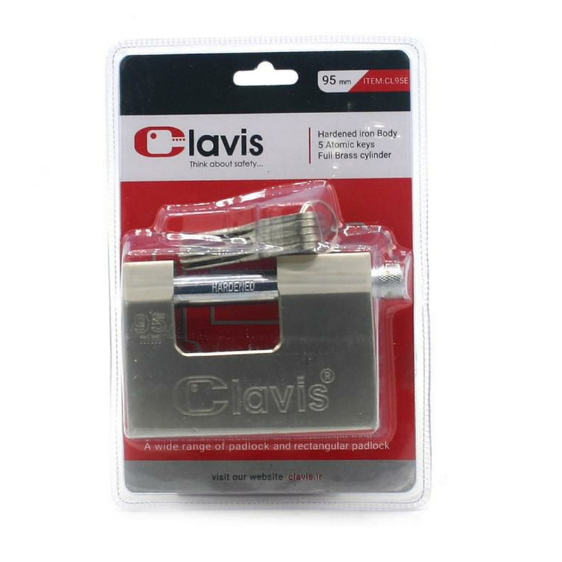 قفل کتابی کلاویس مدل اتمی 95 قفل کتابی کلاویس مدل اتمی 95