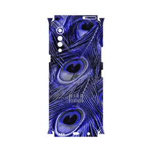 MAHOOT Purple Feather-FullSkin Cover Sticker for LG Velvet 5G
