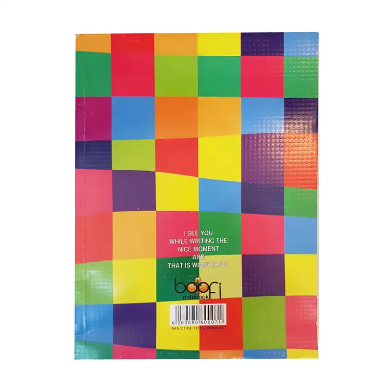 دفتر مشق 100 برگ بوفی مدل SHAT