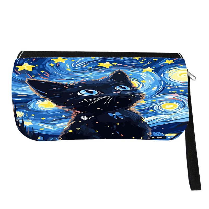 جامدادی مدل فانتزی طرح گربه کهکشانی کیوت کد 01149