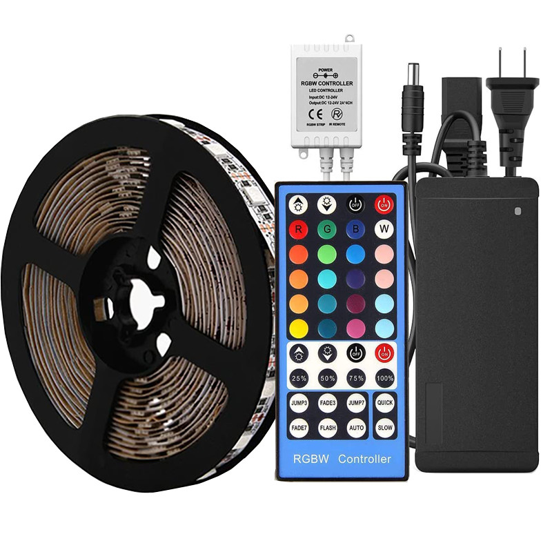 ریسه ال ای دی مدل remote-rgb40key طول 5 متر