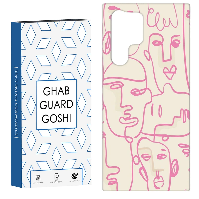 کاور قاب گارد گوشی طرح چهره کد Dimo-338 مناسب برای گوشی موبایل سامسونگ Galaxy S22 ULTRA