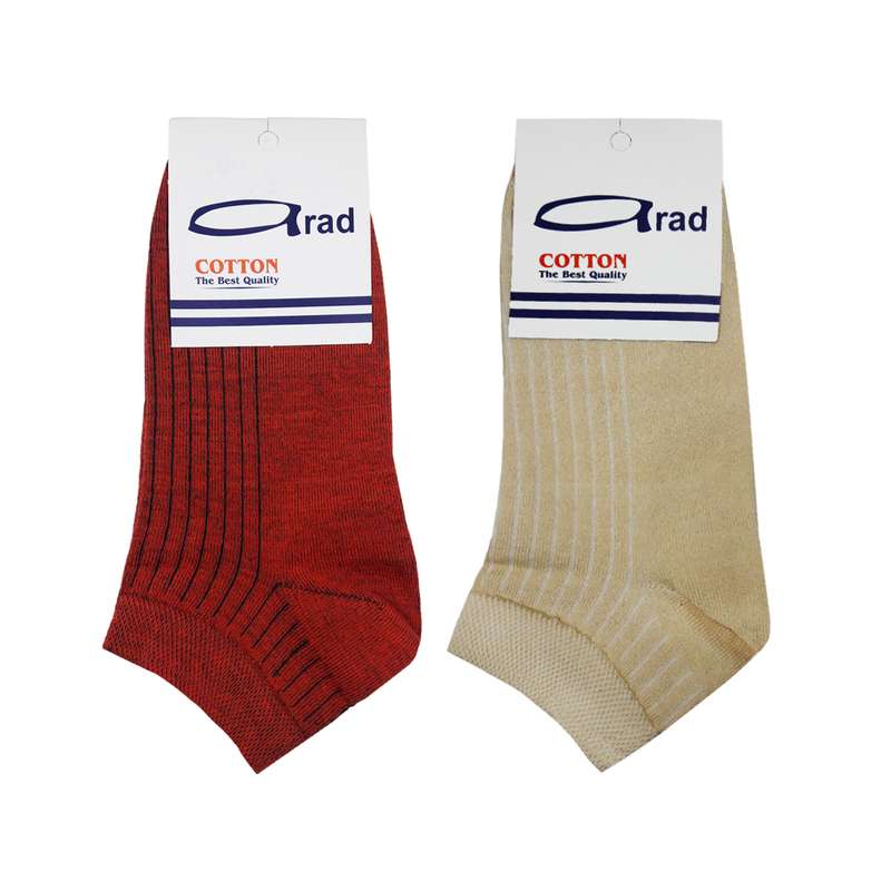 جوراب دخترانه آراد کد 130256 مجموعه 2 عددی