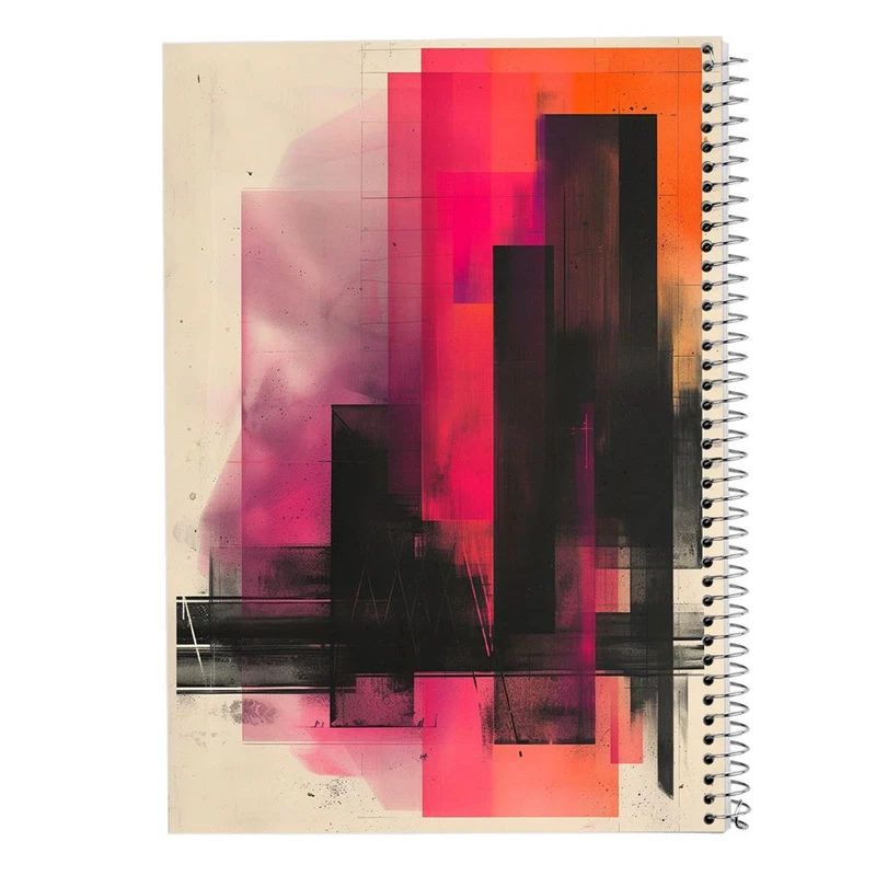 دفتر ژورنال نویسی 50 برگ مدوپد مدل نقطه ای طرح اشکال فانتزی کد DF16348