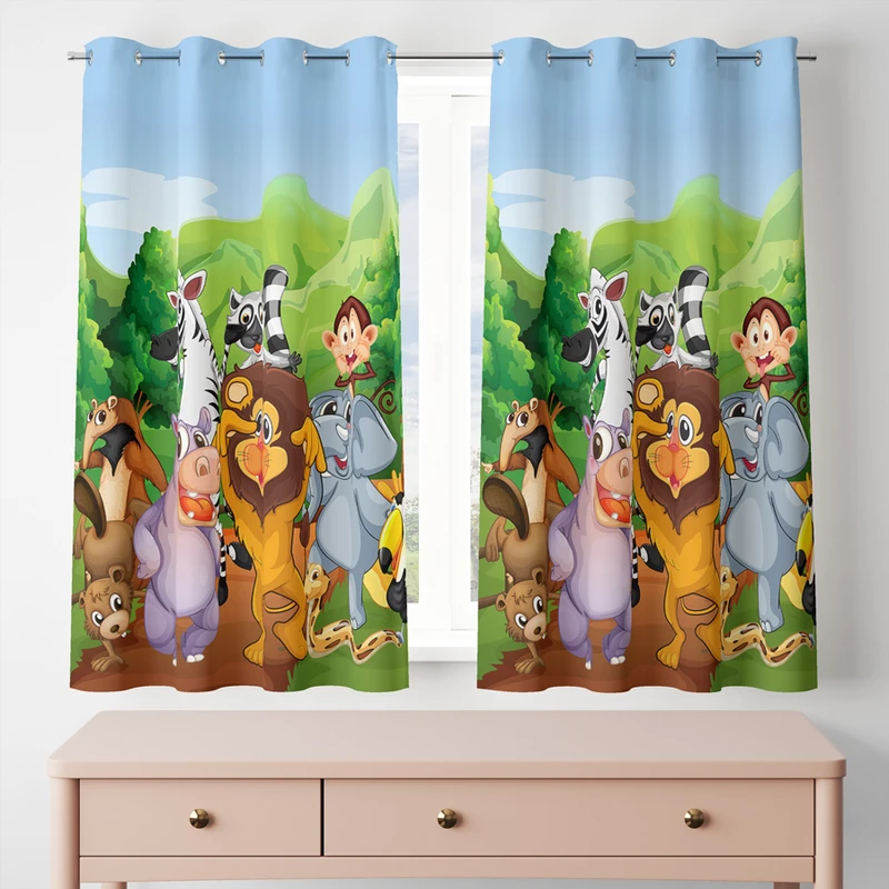 پرده مدل مخمل پانچی کد 7925 سایز 200x140 سانتی متر