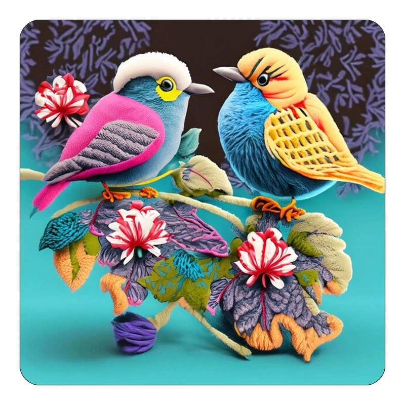 مگنت کاکتی طرح حیوانات رنگی مدل mp27094