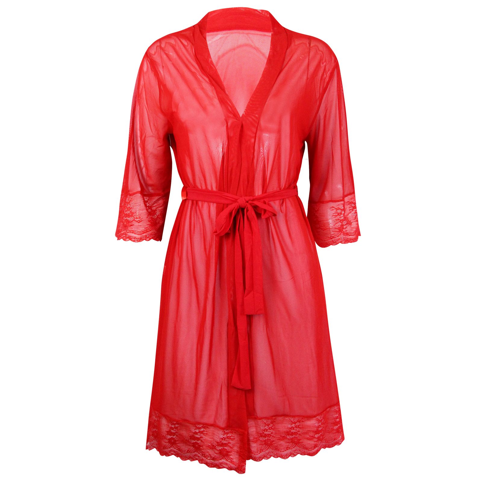 لباس خواب زنانه ماییلدا مدل 3685-804 رنگ قرمز -  - 2