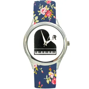 ساعت مچی عقربه ای زنانه مدل  بند پارچه ای کد 2312 