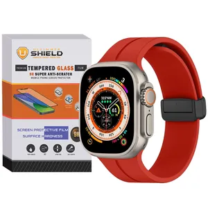 Ultimate Shield Magnetic-ORG-UL strap suitable For Wearfit HK8 pro max / HK9 Ultra 2 / T900 Ultra