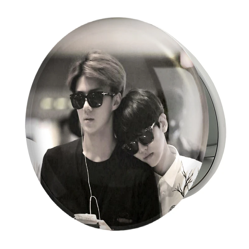 آینه جیبی خندالو طرح گروه اکسو EXO مدل تاشو کد 13594 