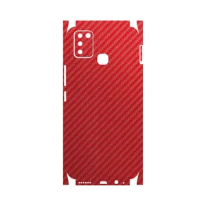 MAHOOT Red-Fiber-FullSkin Cover Sticker for Infinix Smart 6 X657B