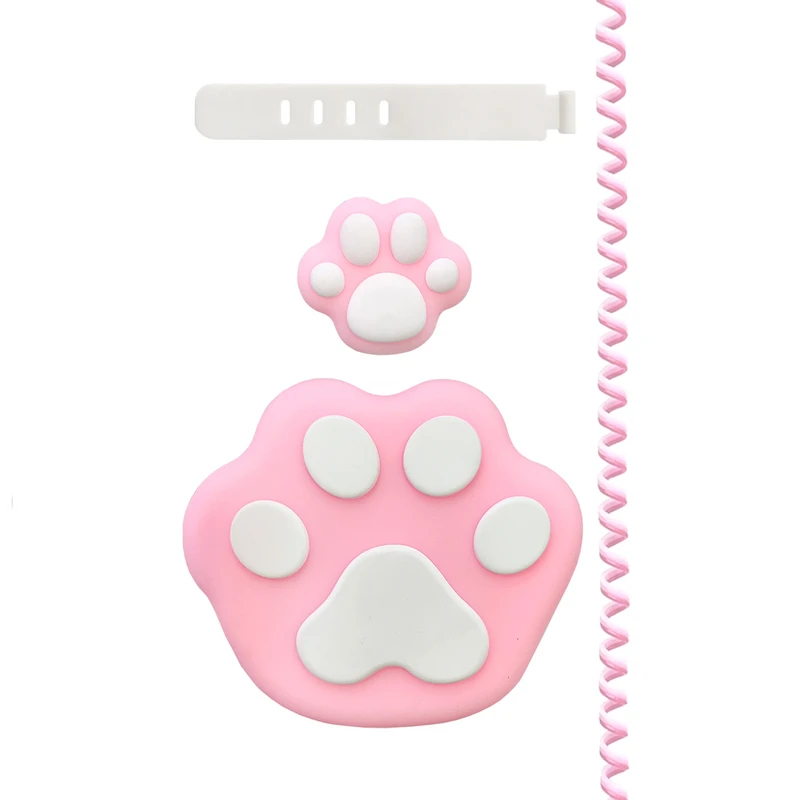 محافظ شارژر دیواری قاب تی رکس مدل CLAW به همراه محافظ کابل مجموعه 4 عددی