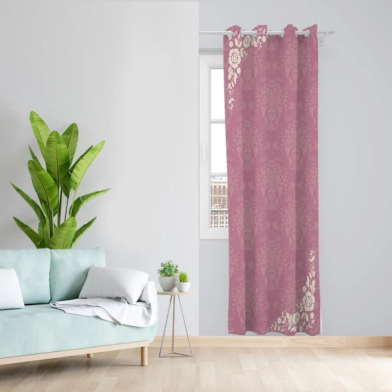 پرده مدل مخمل پانچی کد 1075 سایز 140x200 سانتی متر