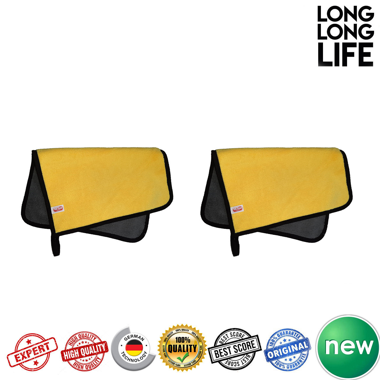 دستمال نظافت خودرو تام کلین مدل MFL450 A مجموعه دو عددی