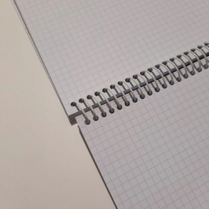 دفتر شطرنجی 100 برگ طرح Heart