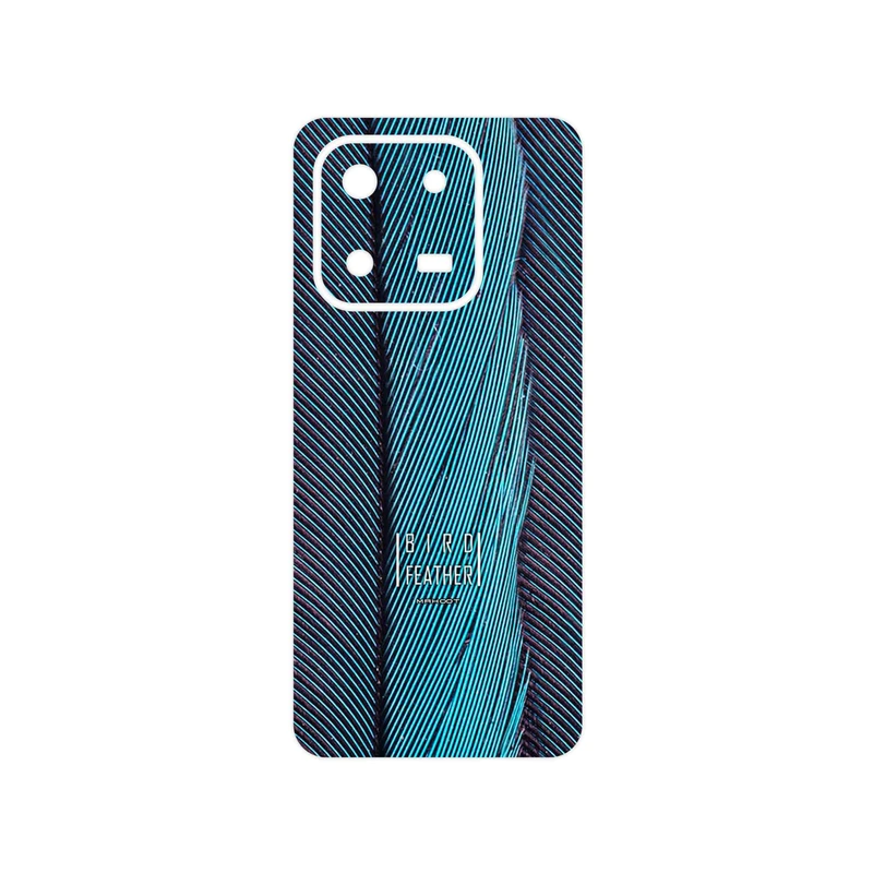 برچسب پوششی ماهوت مدل Turquoise feathers مناسب برای گوشی موبایل آنر X7d 4G