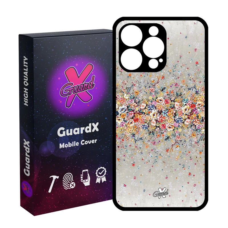 کاور گارد ایکس طرح Flower مدل Glass10409 مناسب برای گوشی موبایل اپل iPhone 15 Pro Max