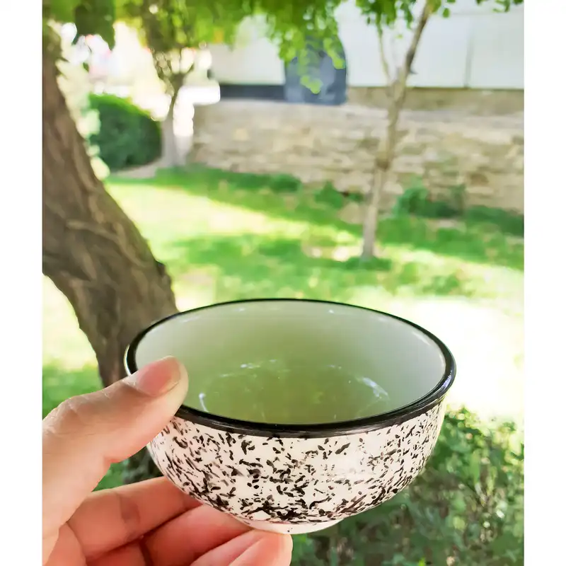 کاسه سرامیکی مدل مرمری بسته 6 عددی