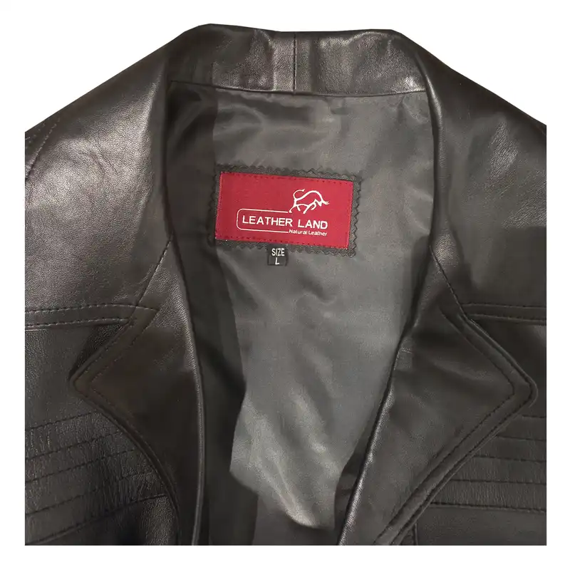 کت چرم مردانه سرزمین چرم مدل مدل روبرت کد 151044