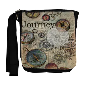 کیف رودوشی طرح سفر و قطب نما کد nb157