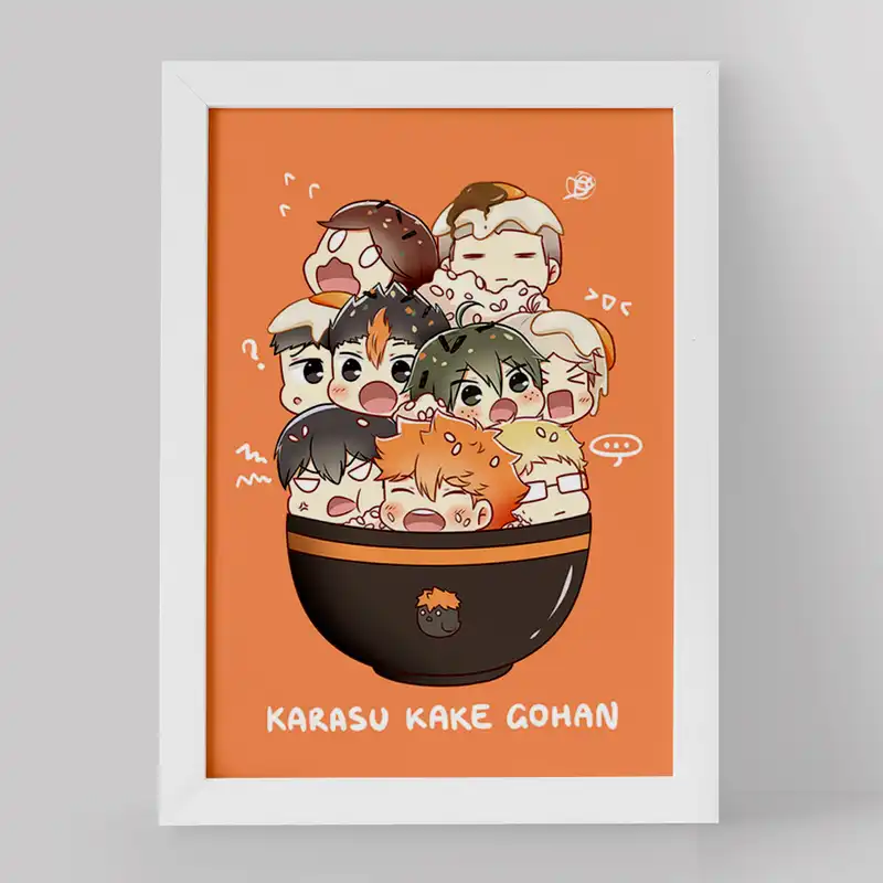 تابلو خندالو مدل تیم کاراسونو انیمه هایکیو Haikyu کد 17783