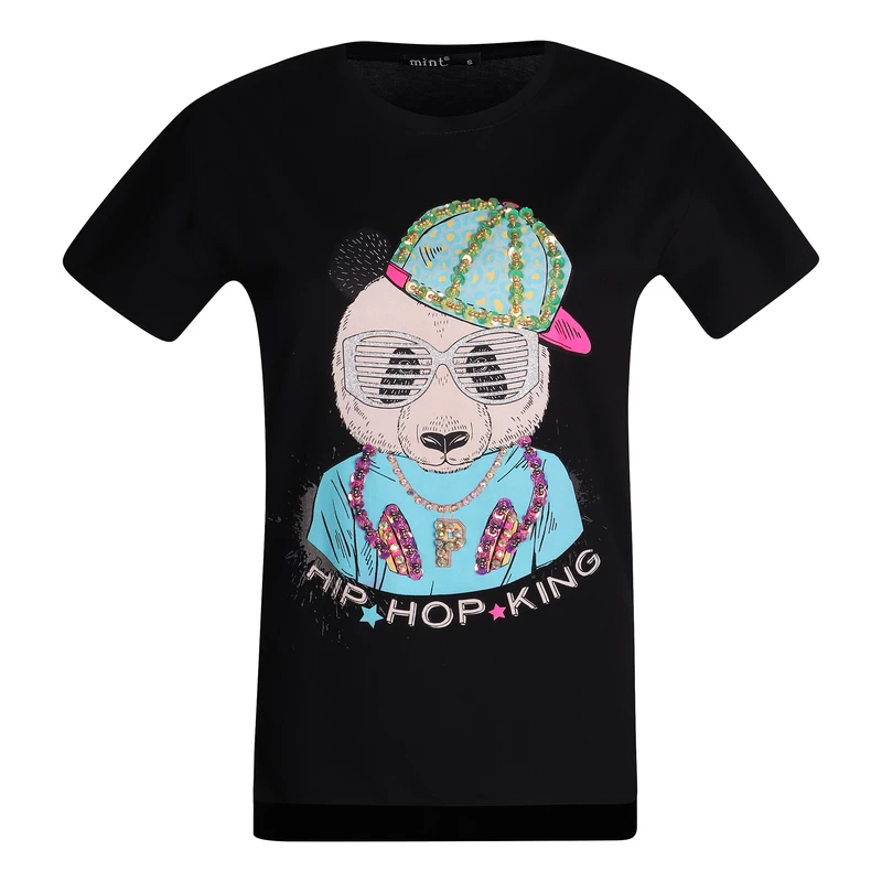 تی شرت آستین کوتاه زنانه مینت مدل 413