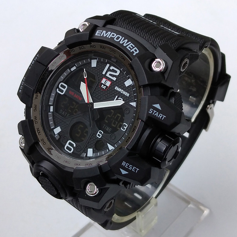 ساعت مچی عقربهای مردانه مدل اسپرت مچی دوزمانه کد 222 11 ساعت مچی عقربهای مردانه مدل اسپرت مچی دوزمانه کد 222 11