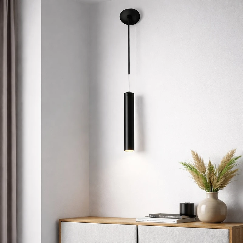 چراغ آویز 1 شعله دلوری مدل استوانه کد 80016