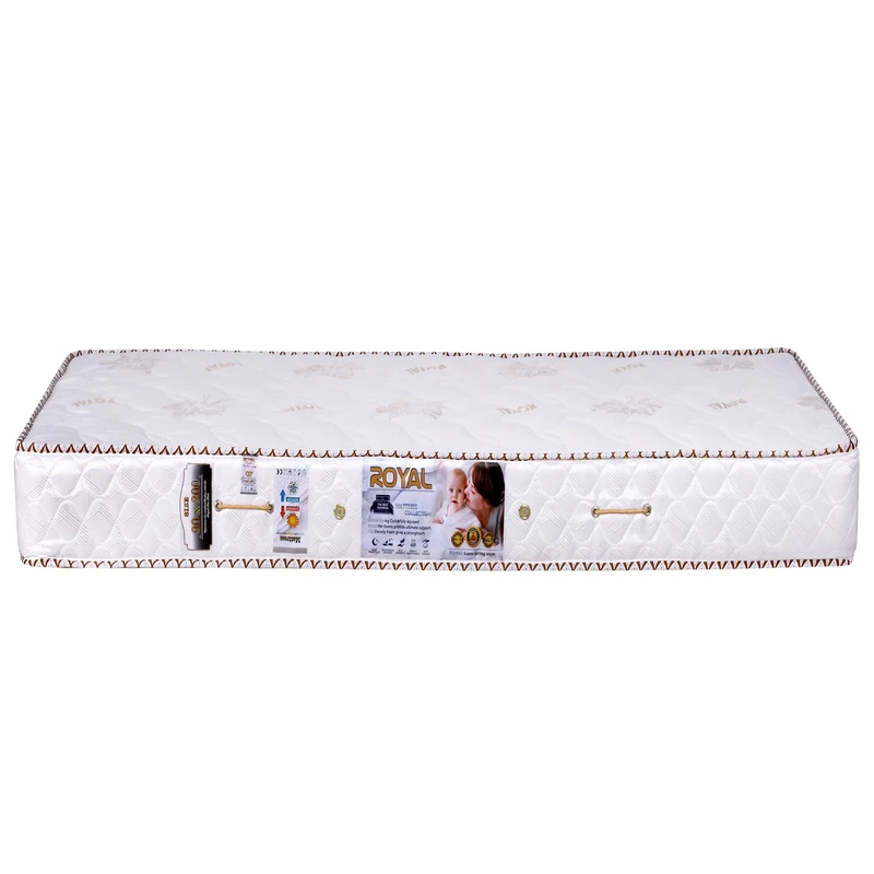 تشک رویال مدل اتم فنری یک نفره سایز 120x200 سانتیمتر