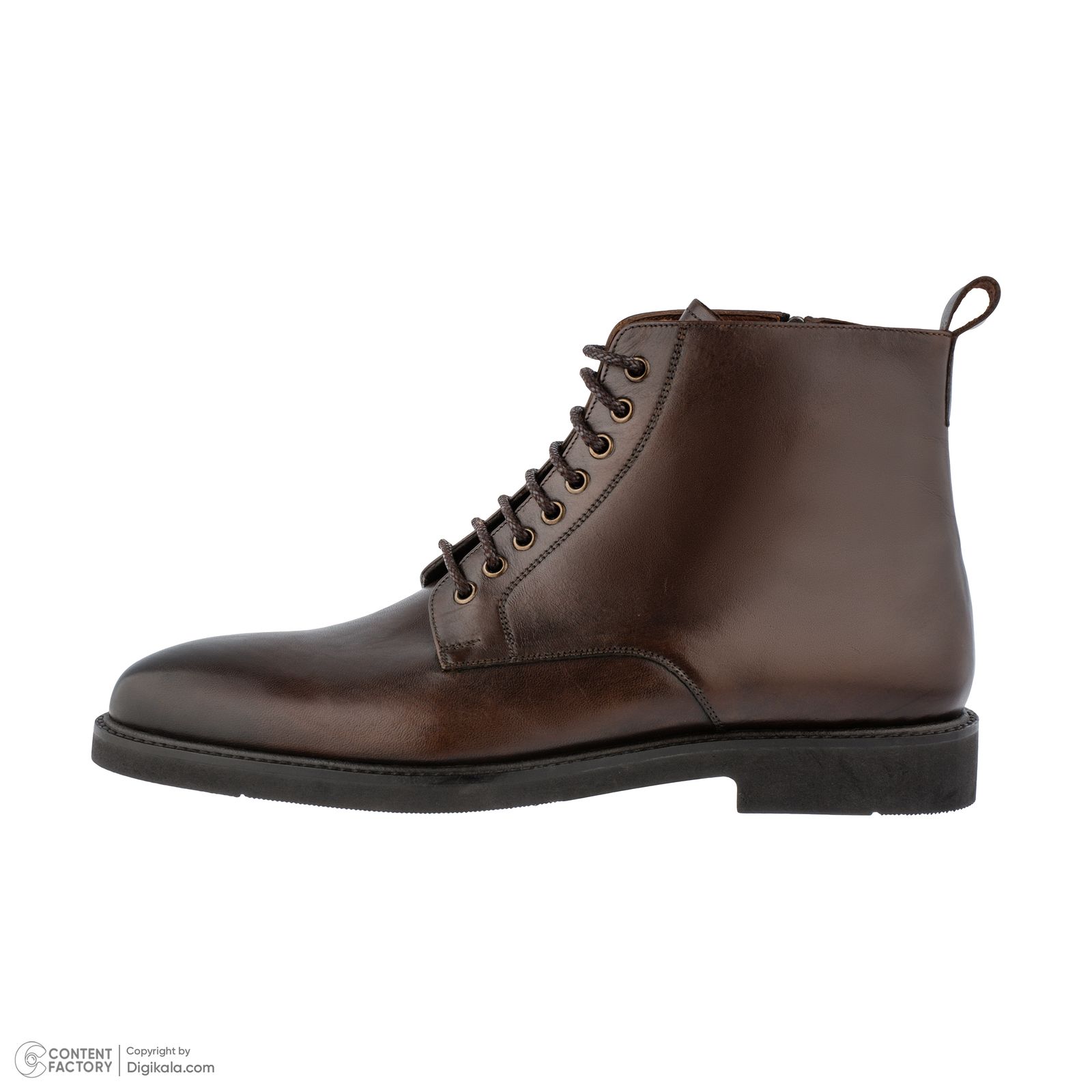 نیم بوت مردانه چرم مشهد مدل J6287-088 -  - 5