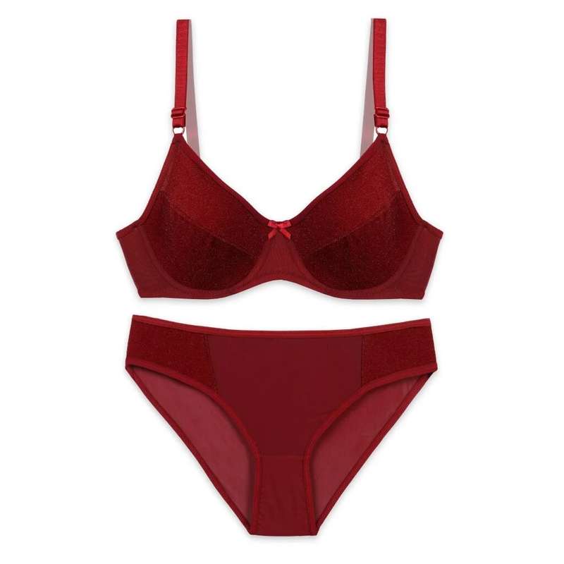 ست شورت و سوتین زنانه دنیز مدل لمه کد 407